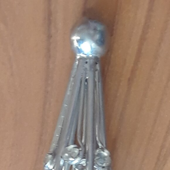 Silver Metal Christmas Tree Candle Holder - Picture 11 of 12